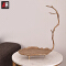 Dewaxed copper banana leaf decoration office hotel home decor 